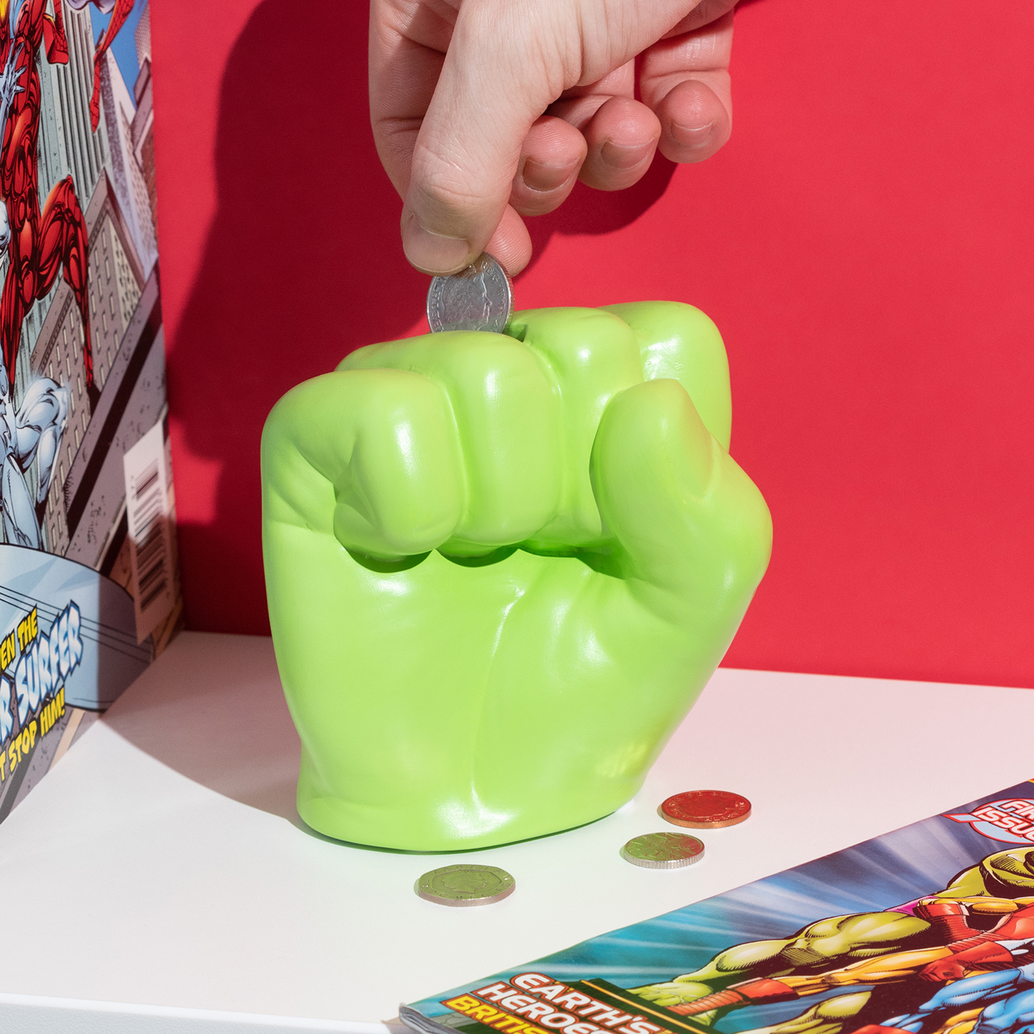 Копилка PALADONE Marvel Hulk Fist Money Box PP7987MC - фото 7