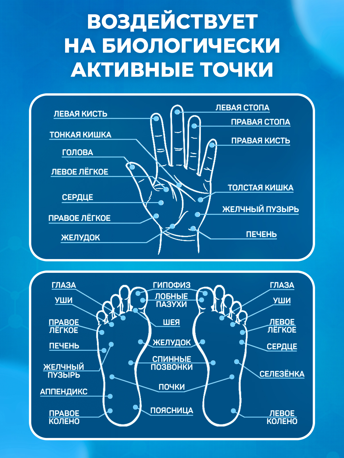 Мячик массажный тактильный medume синий - фото 7