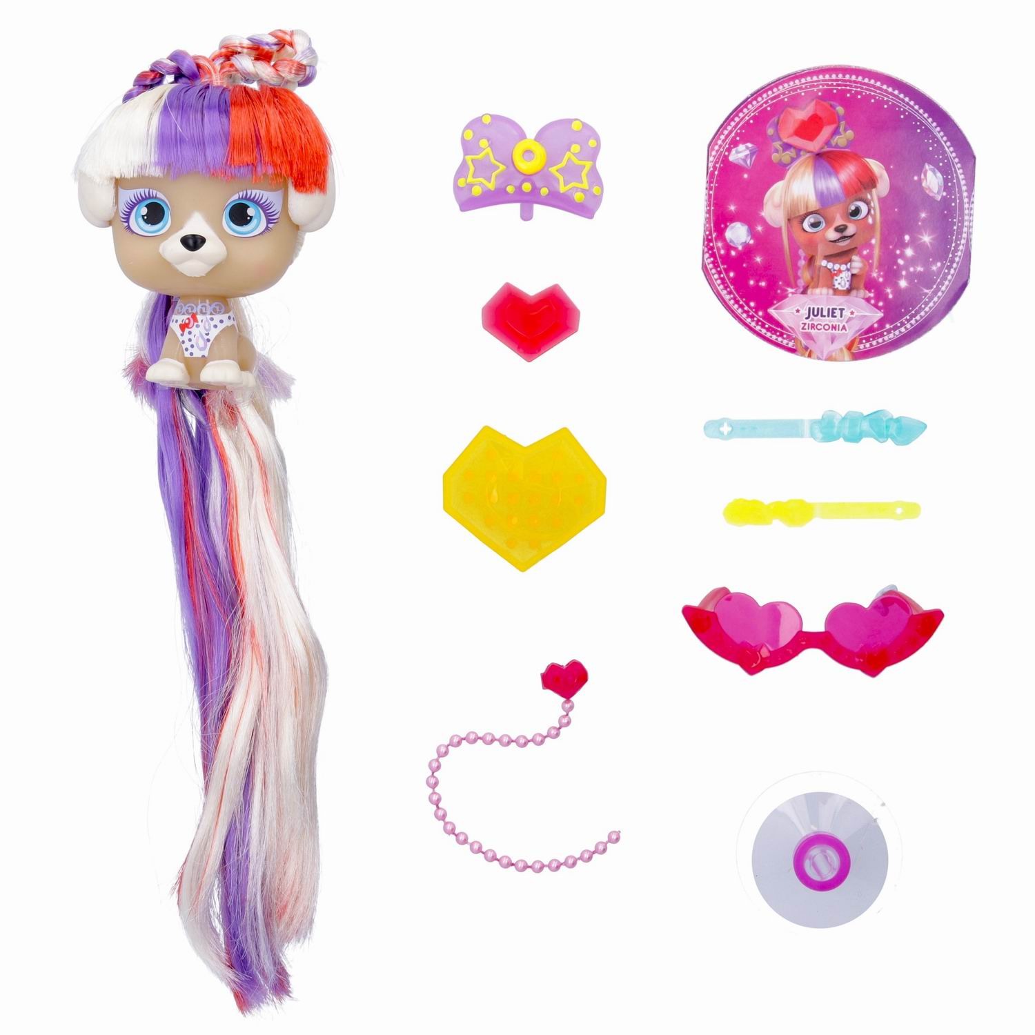 Фигурка vip pets Glam gems IMC Toys Модные щенки Juliet - фото 2