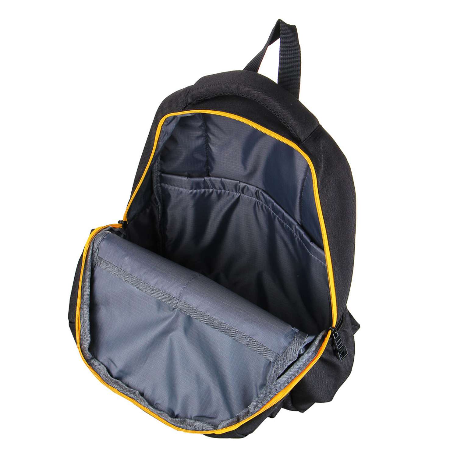 Рюкзак подростковый CLIPSTUDIO с аппликацией в форме лица черно-желтый - фото 5