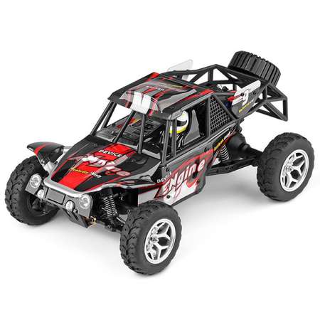 Машина WLToys РУ 1:18 Engine Дезерт Багги 4WD Черный