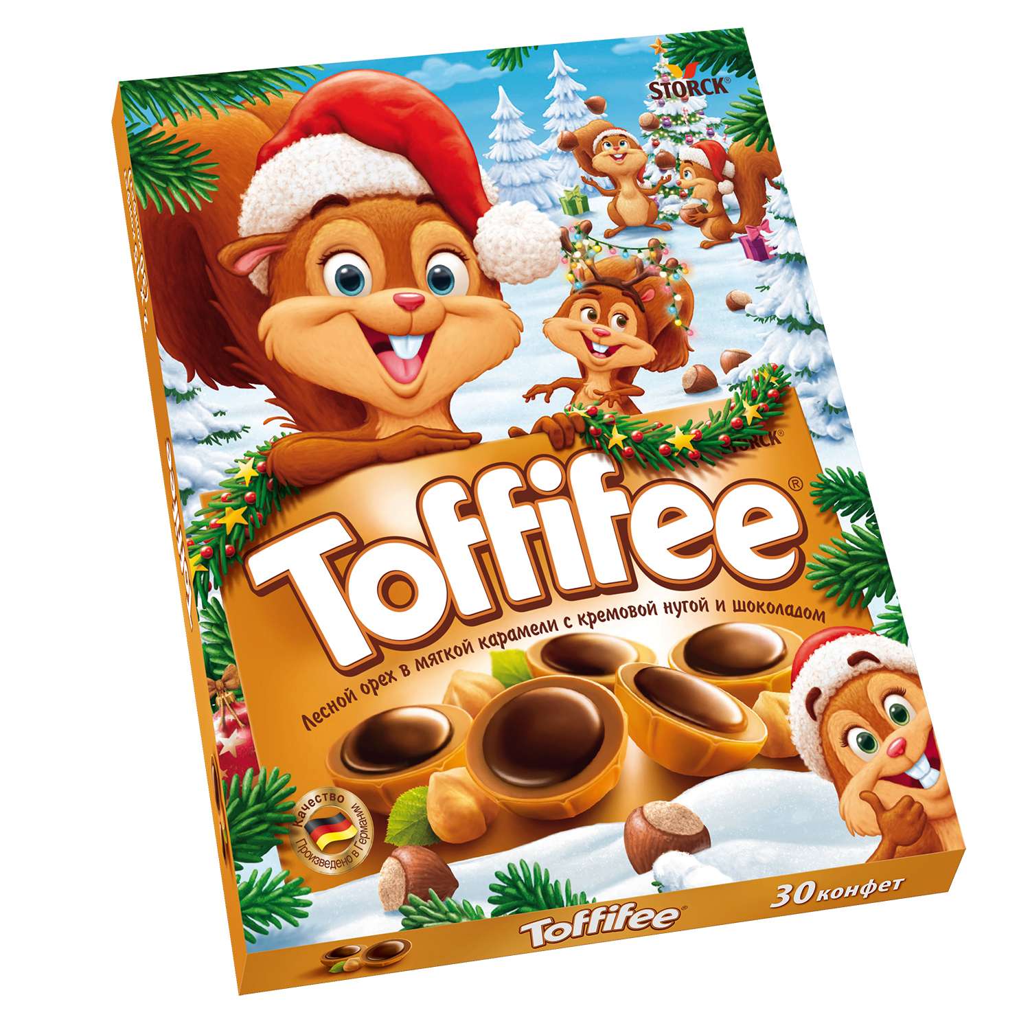 Набор конфет Toffifee Новогодний 250г в ассортименте - фото 3