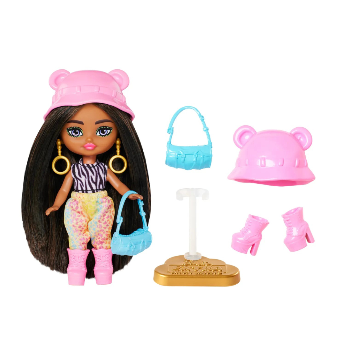 Игровой набор с куклой Barbie Extra Fly Mini Minis Safari HPT57 00-00019142 - фото 2