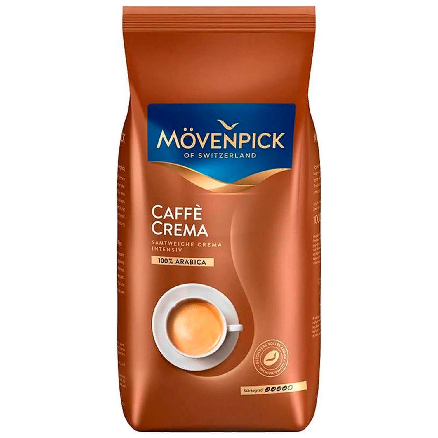 Кофе в зернах Movenpick Caffe Crema 1000г - фото 1