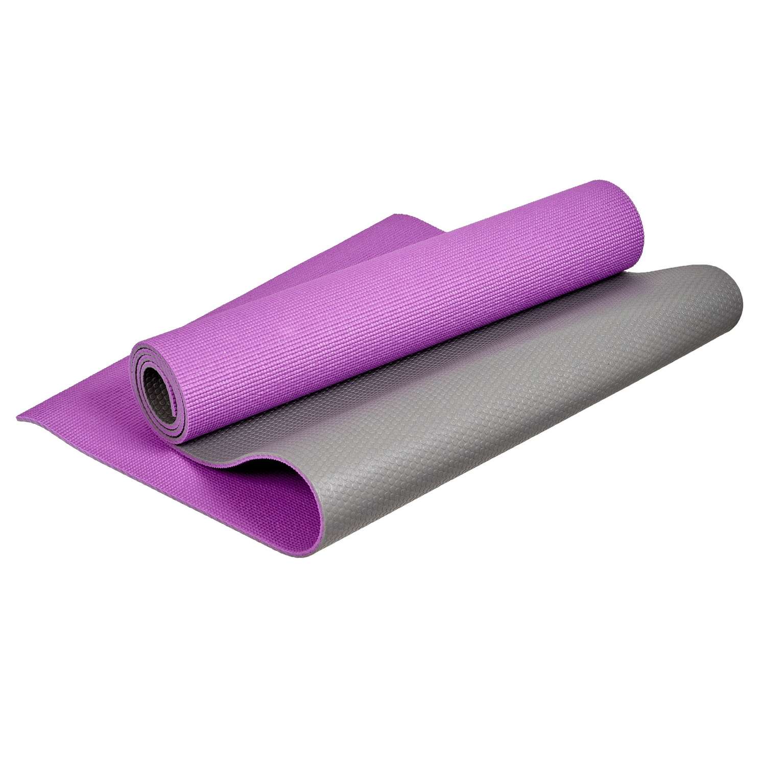 Коврик для йоги и фитнеса Bradex двухслойный фиолетовый 183х61 см - фото 1