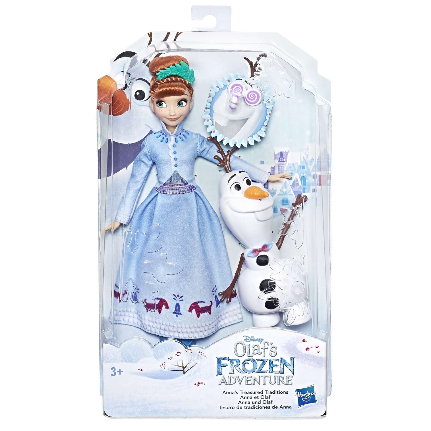 Кукла Disney Frozen Холодное Сердце Рождество Анна и Олаф C3382EU4 - фото 4