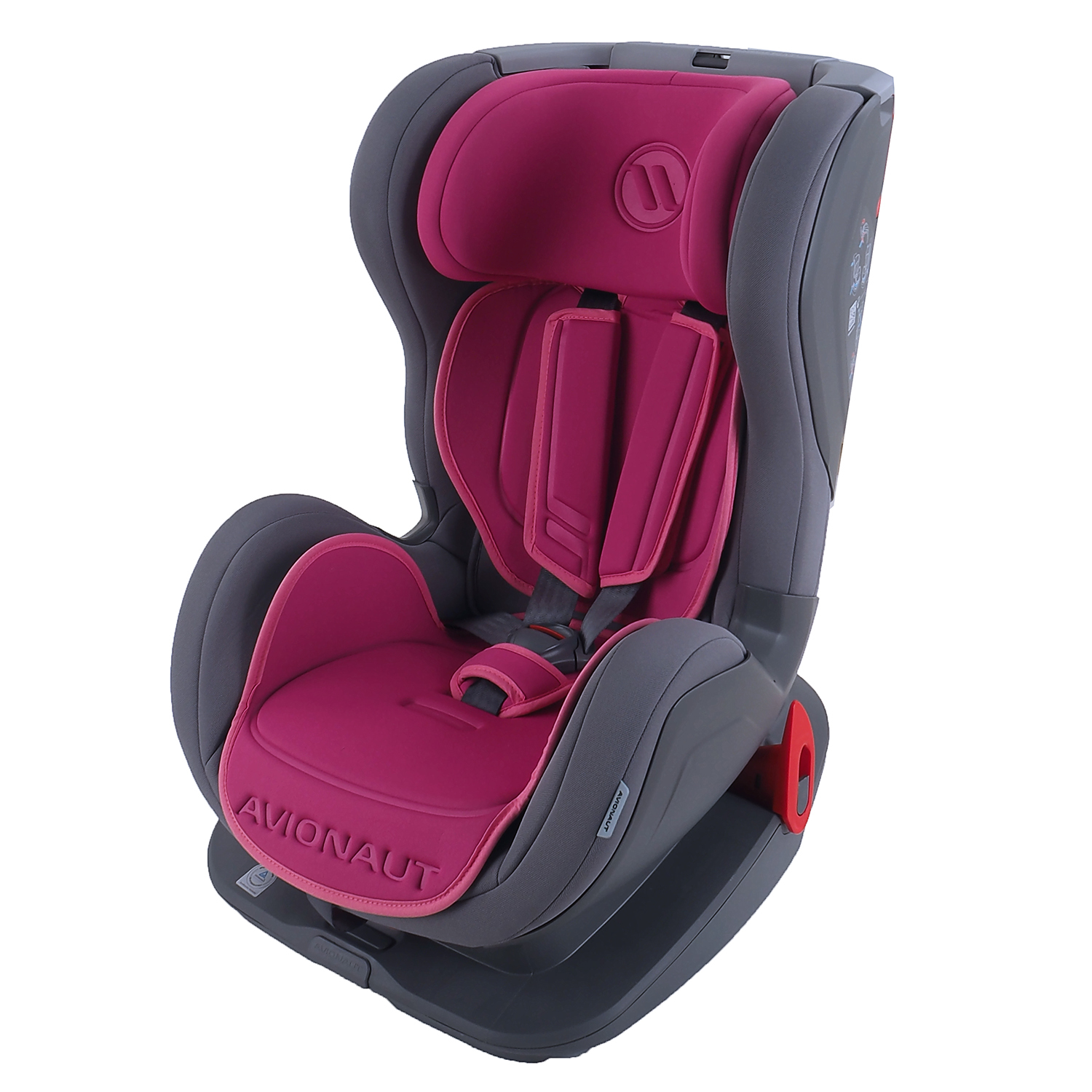 Автокресло Avionaut Glider Softy Isofix 9-25кг Черный-Серый - фото 1