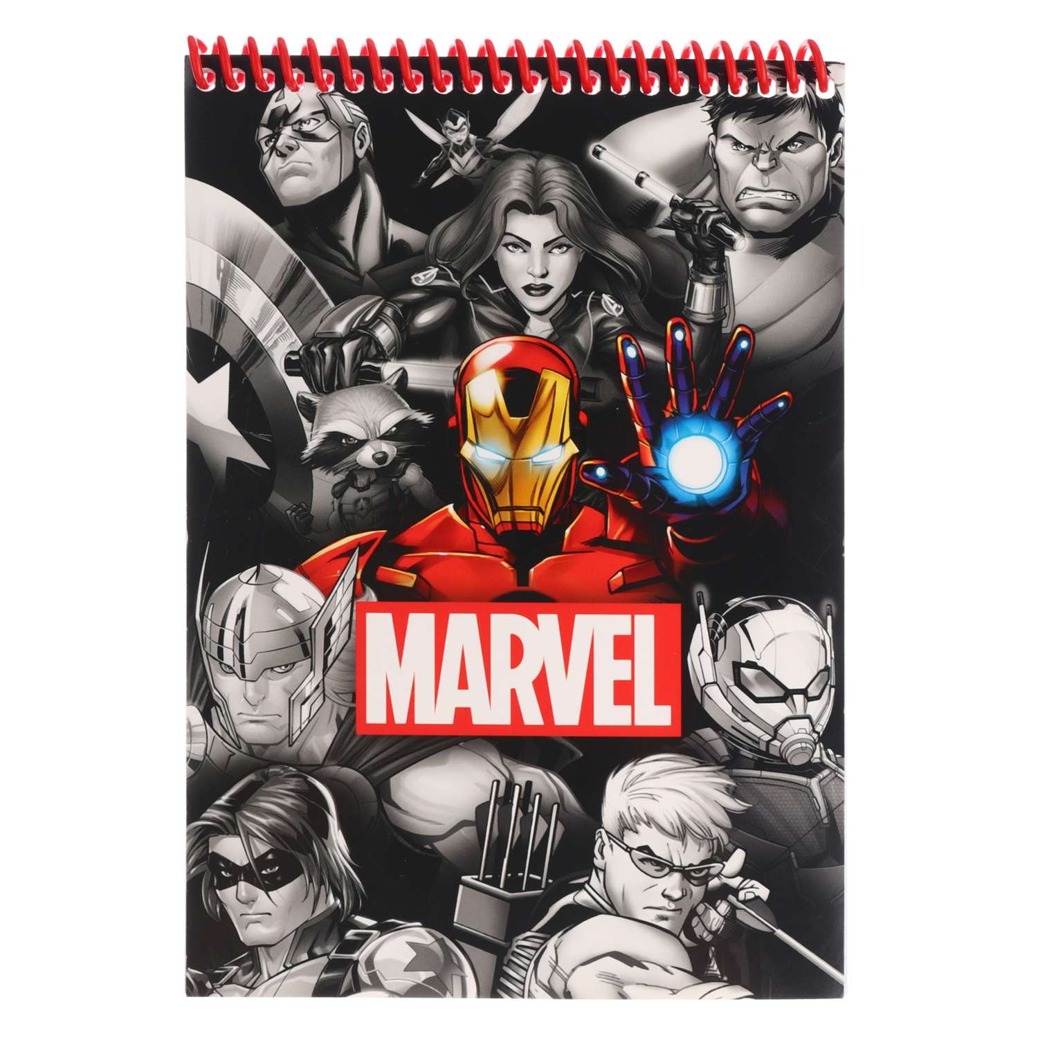 Подарочный набор Marvel блокнот А5 и 2 ручки пиши-стирай - фото 2