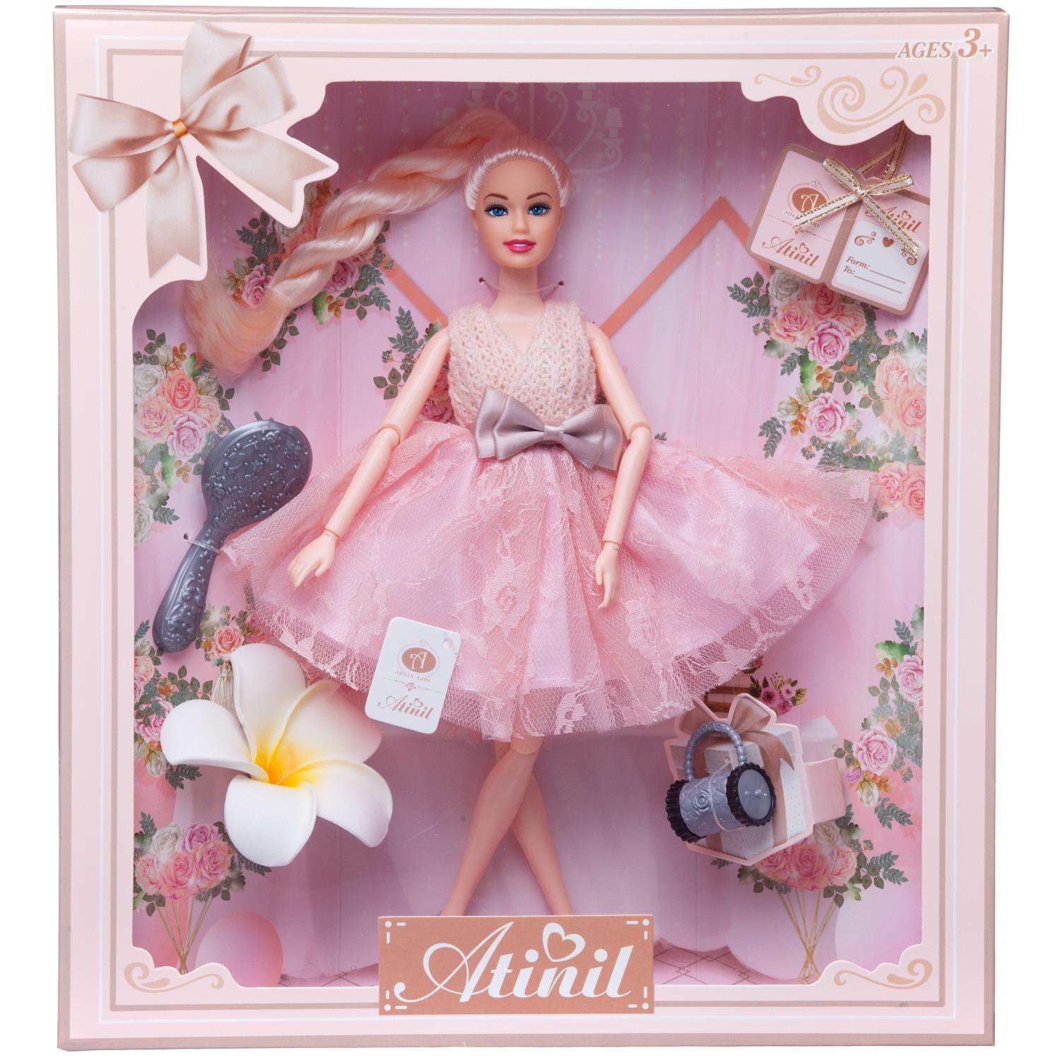Кукла ABTOYS Мой розовый мир в платье с многослойной юбкой WJ-21544 - фото 2
