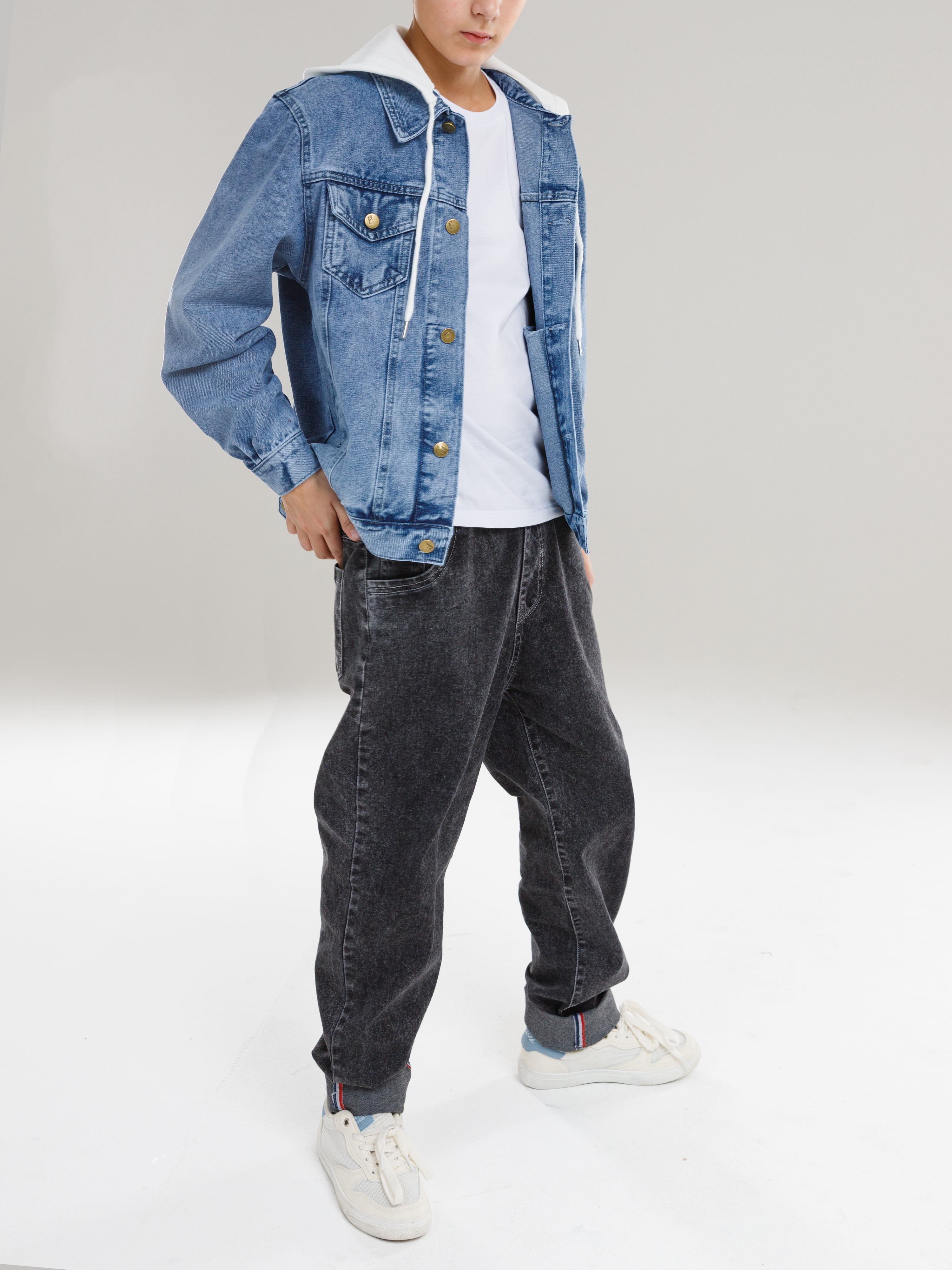 Куртка джинсовая СИНИЙ МИР M1013-D63 - фото 13