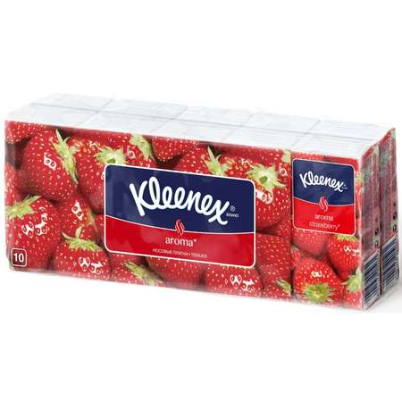 Носовые платочки Kleenex Клубника 10шт