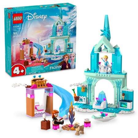 Конструктор детский LEGO Princess Замороженный замок Эльзы 43238