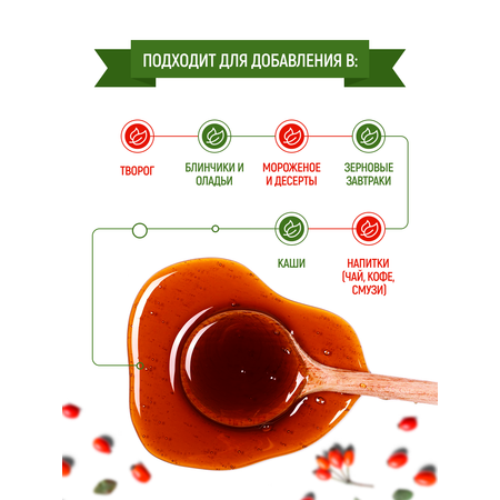 Сироп из шиповника Русский лес 400 г