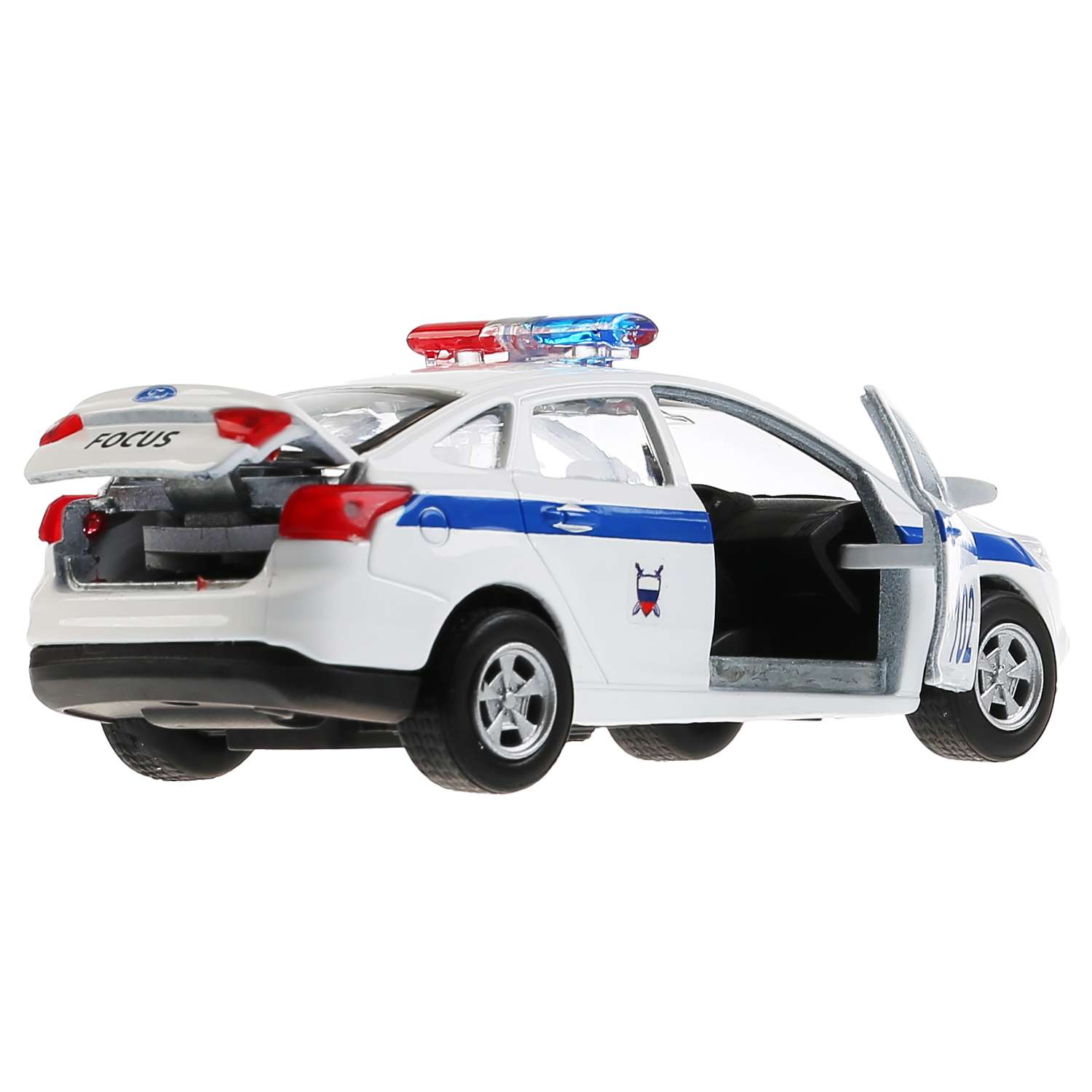 Машина Технопарк Ford Focus Полиция 298520 298520 - фото 4