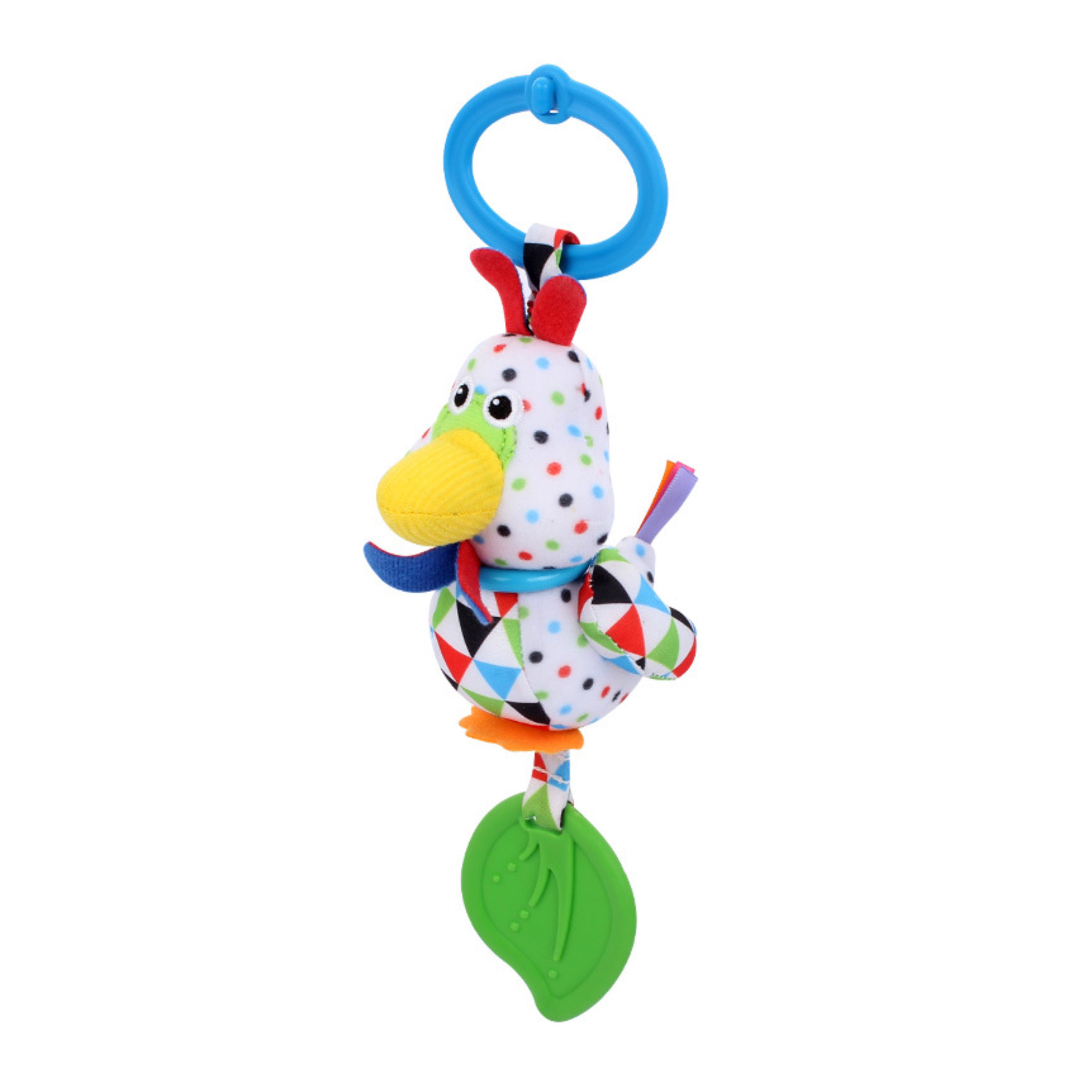 Подвесная игрушка-погремушка SHARKTOYS с вибрацией Попугай - фото 1