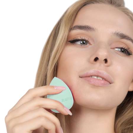 Спонжи для макияжа Beauty4Life светло-зеленые 2 шт