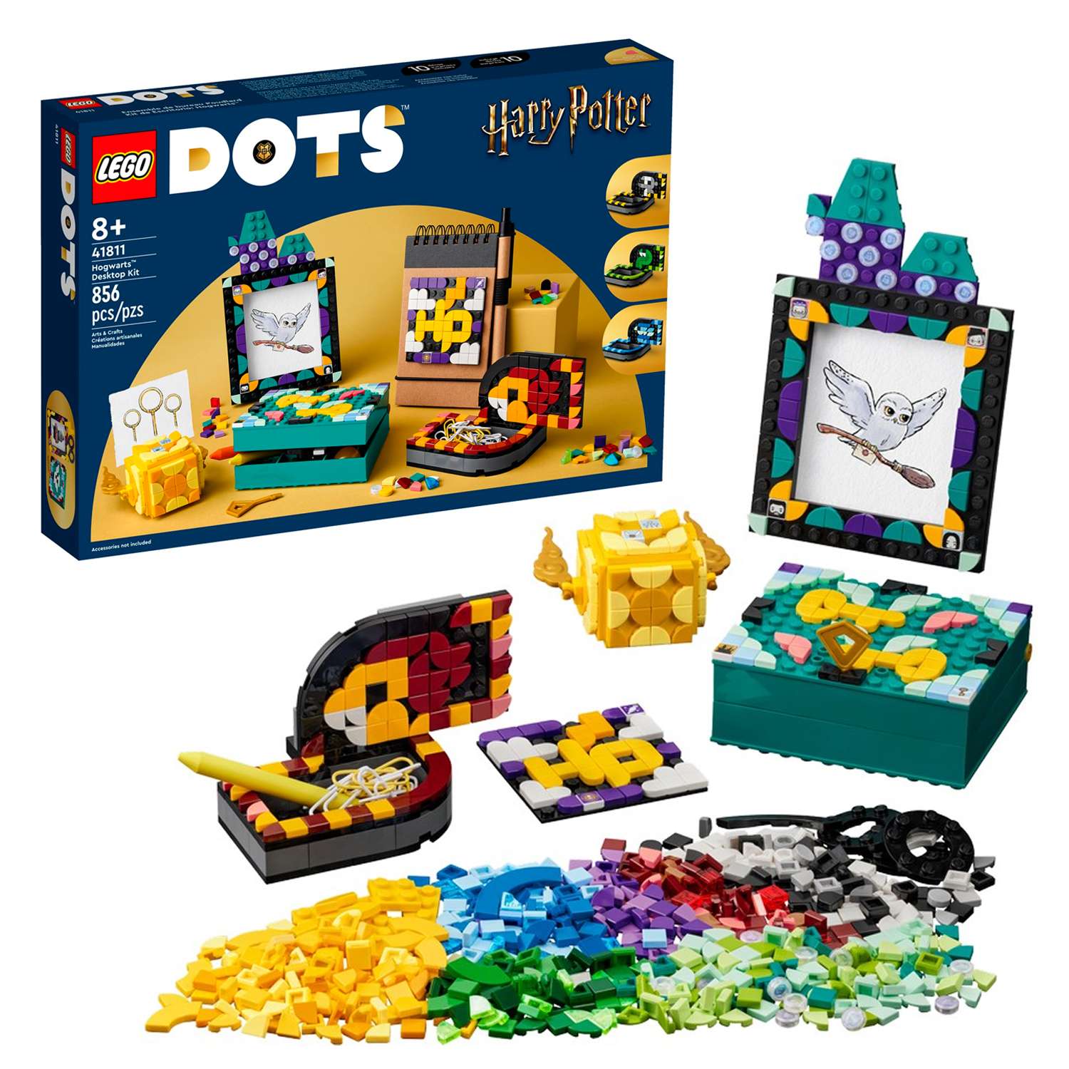 Конструктор детский LEGO Dots Настольный комплект Хогвартс 41811 - фото 1