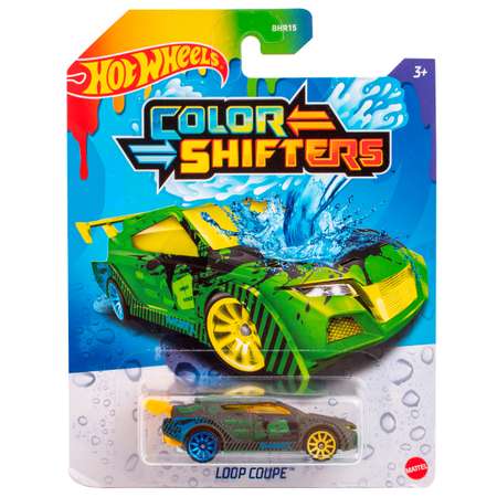 Автомобиль Hot Wheels меняющий цвет Loop Coupe