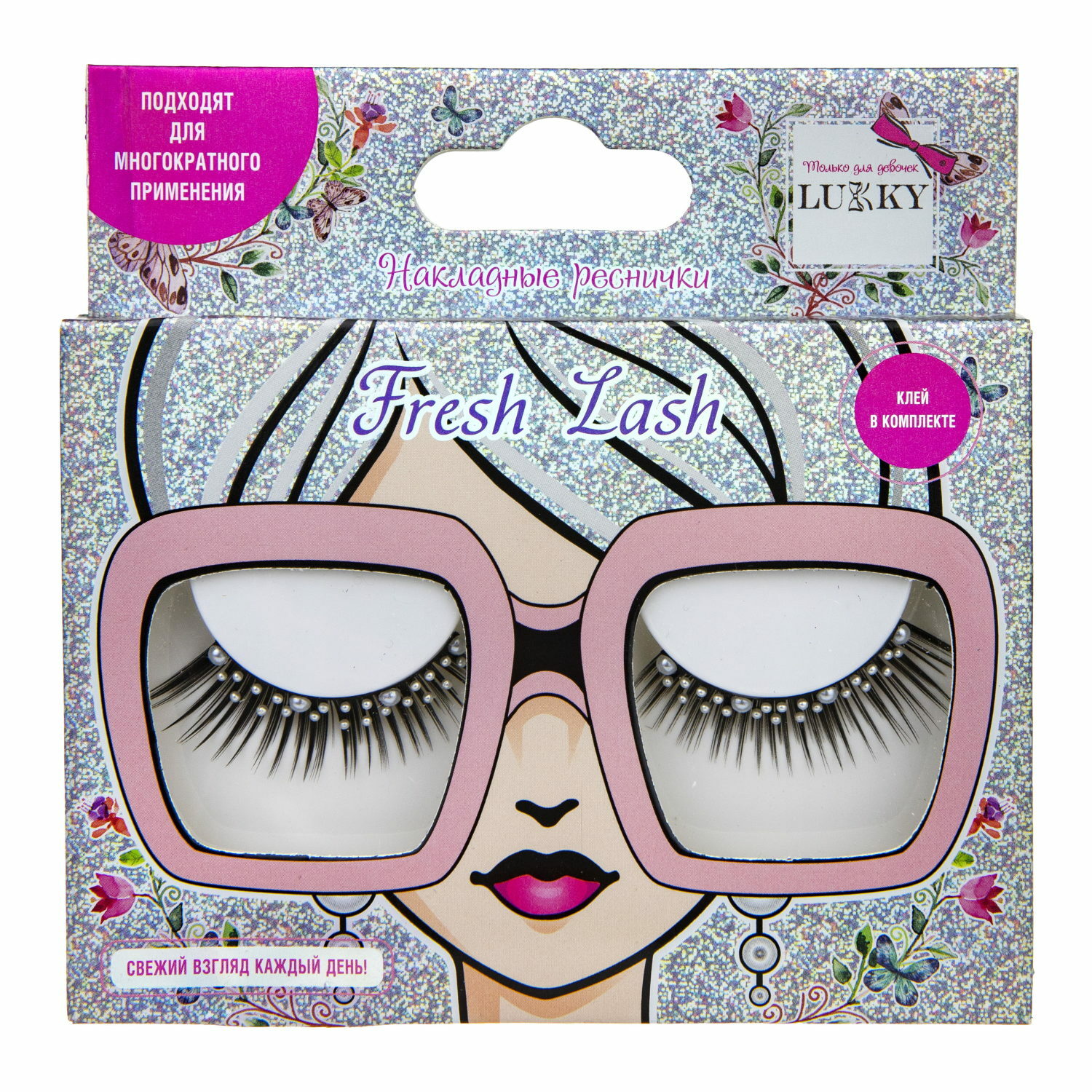 Накладные Ресницы Lukky Fresh Lash Жемчужинки - фото 1