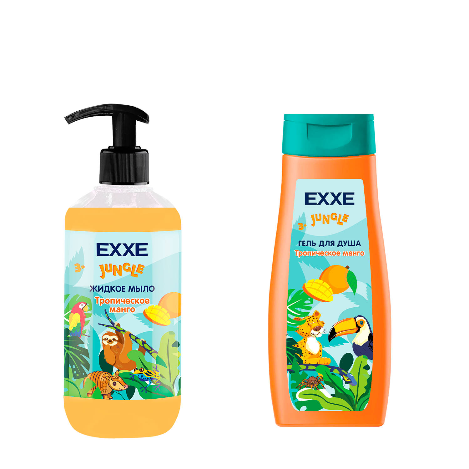 Набор детская серия EXXE Шампунь + Гель для душа Тропическое манго - фото 1