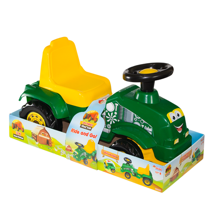 Трактор-каталка DEDE зеленый