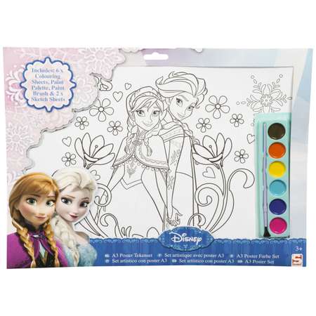 Набор для рисования Sambro Frozen Постер с красками DFR3-4026