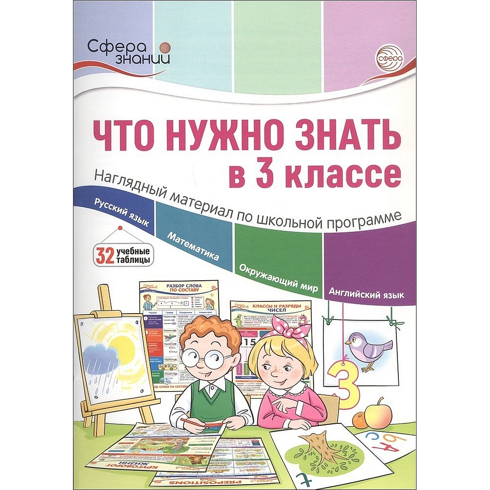 Книга ТЦ Сфера Что нужно знать в 3 классе. Наглядный материал по школьной  программе купить по цене 233 ₽ в интернет-магазине Детский мир