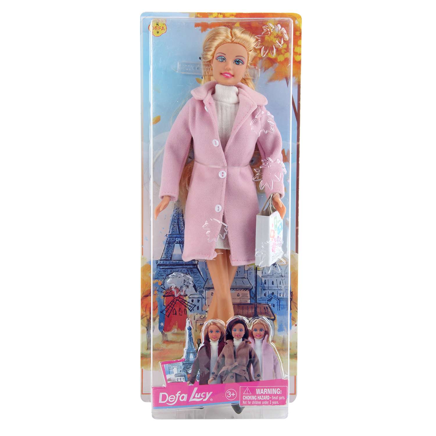 Кукла модель Барби Veld Co в одежде пальто платье сапожки 116300 - фото 3