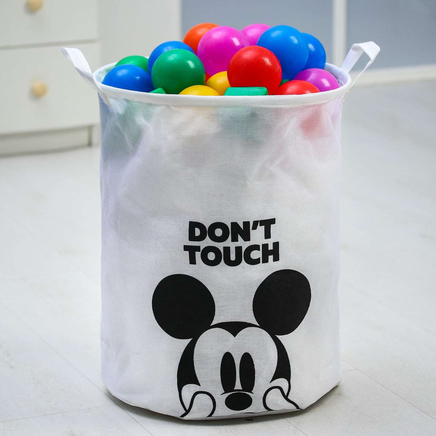 Корзина Disney текстильная Do nоt touch Микки Маус Disney - фото 1