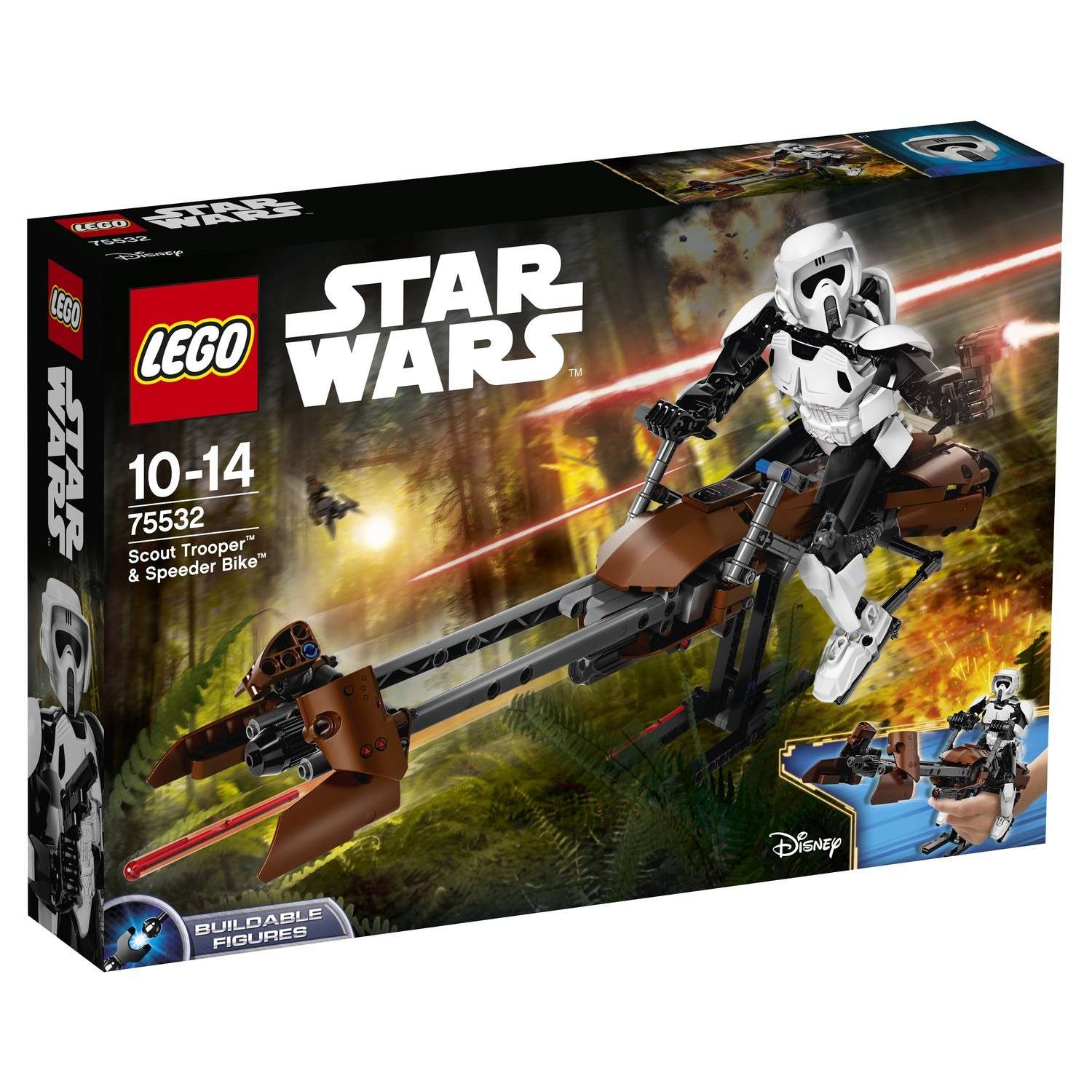 Конструктор LEGO Constraction Star Wars Штурмовик-разведчик на спидере (75532) - фото 2