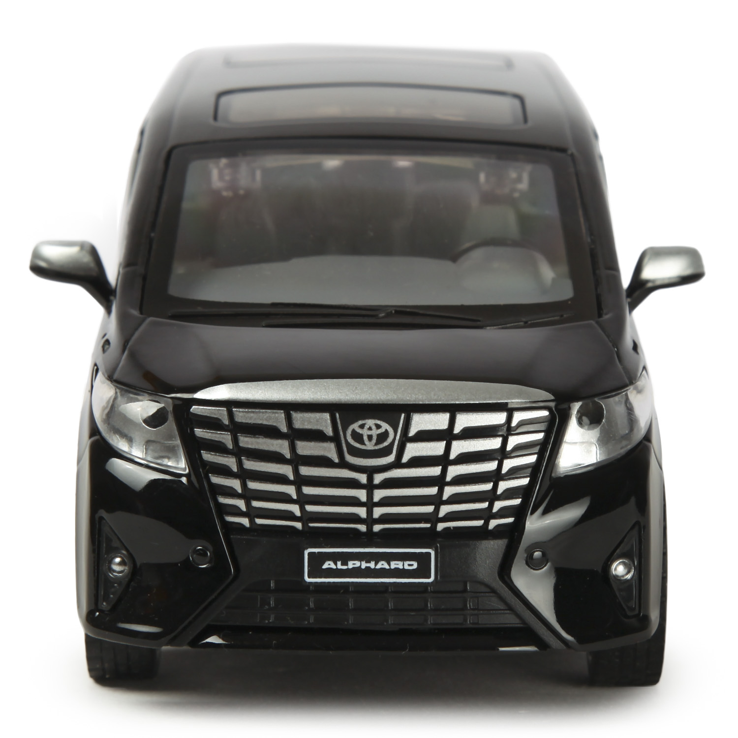 Машинка Mobicaro 1:29 Toyota Alphard Черная 68481 68481 - фото 6