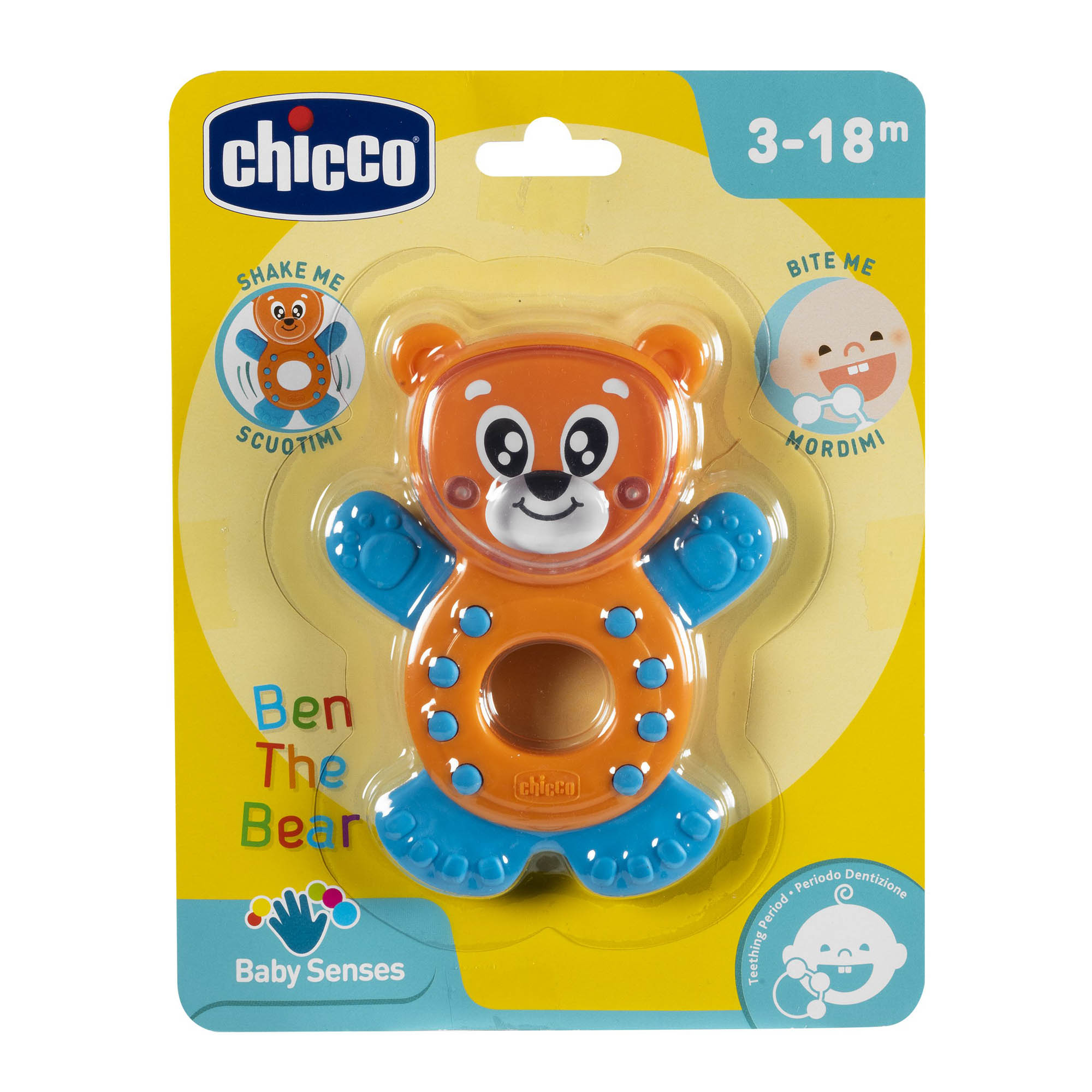 Игрушка CHICCO Погремушка Мишка Ben - фото 2