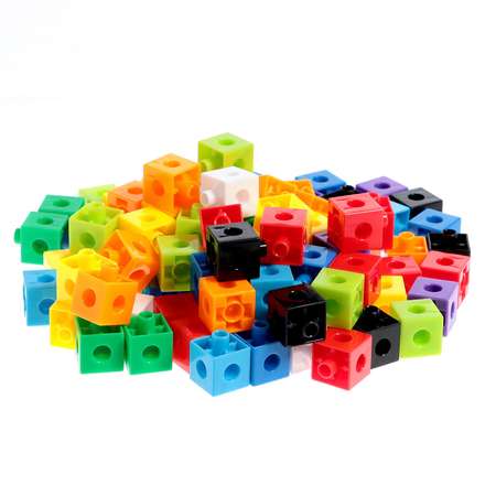 Развивающий набор IQ-ZABIAKA конструктор «Кубики» 100 деталей