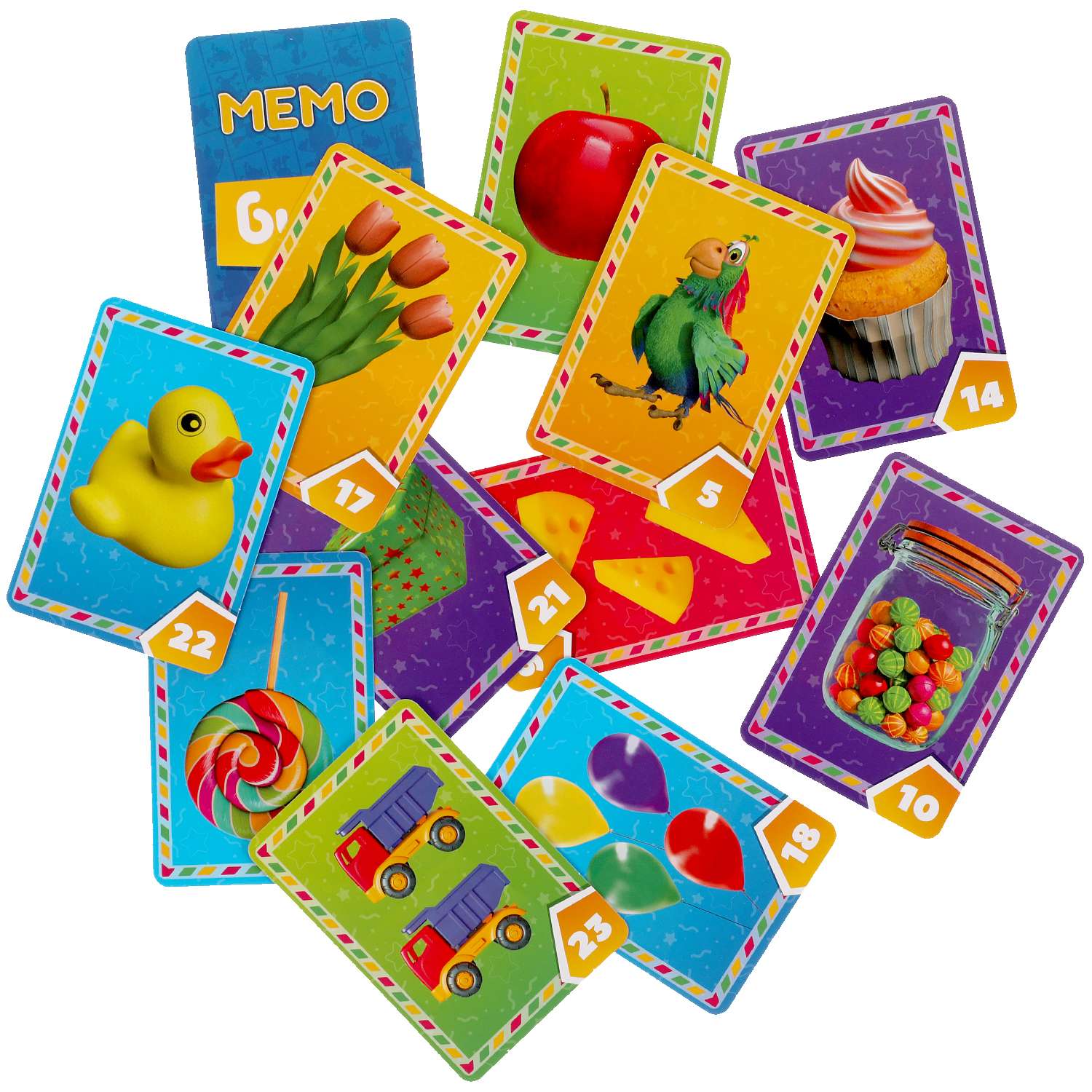 Карточная игра Мемо Умные Игры Буба 50 карточек Тренируем память - фото 6