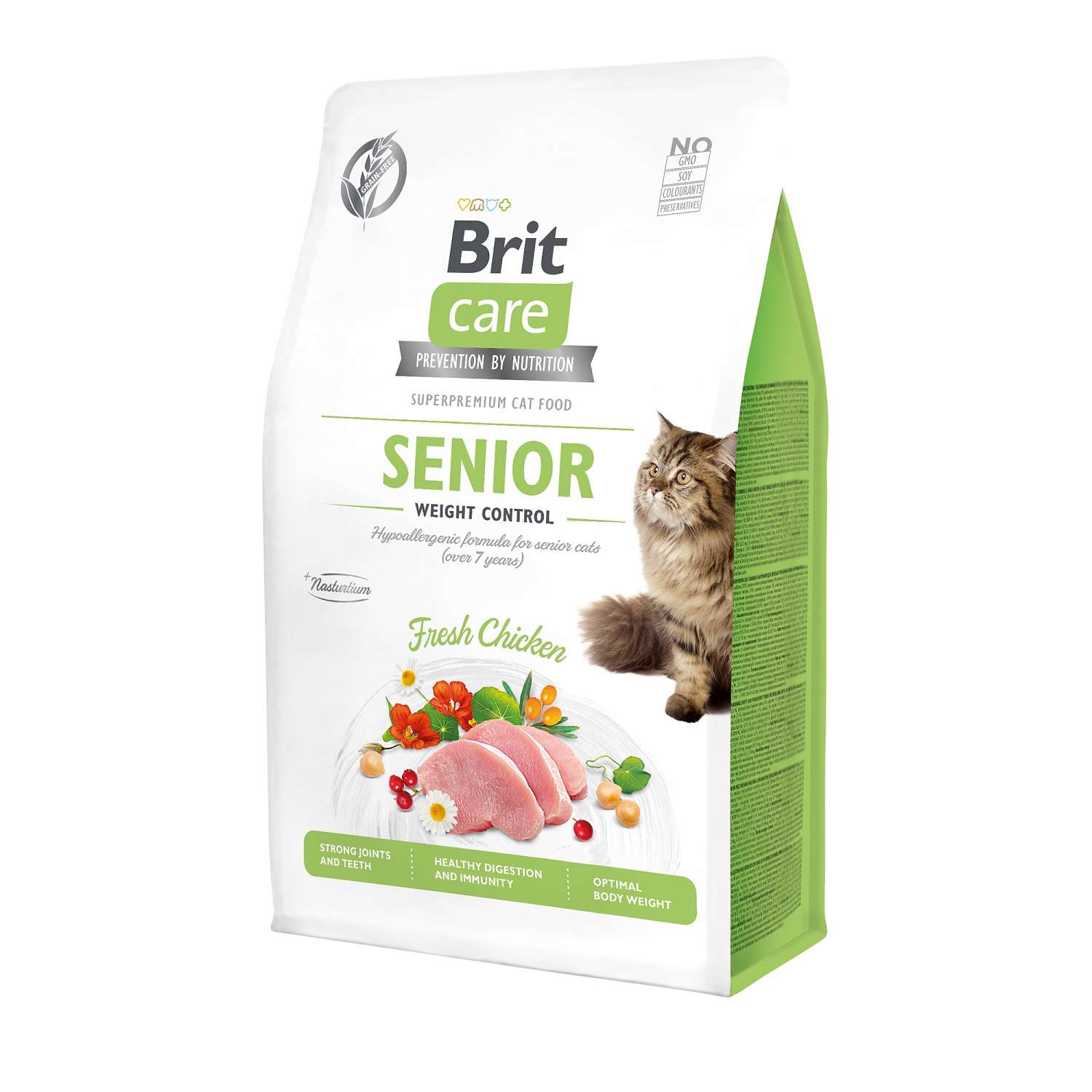 Корм Brit 400г Care GF Senior Weight Control для кошек старше 7лет Контроль веса - фото 1