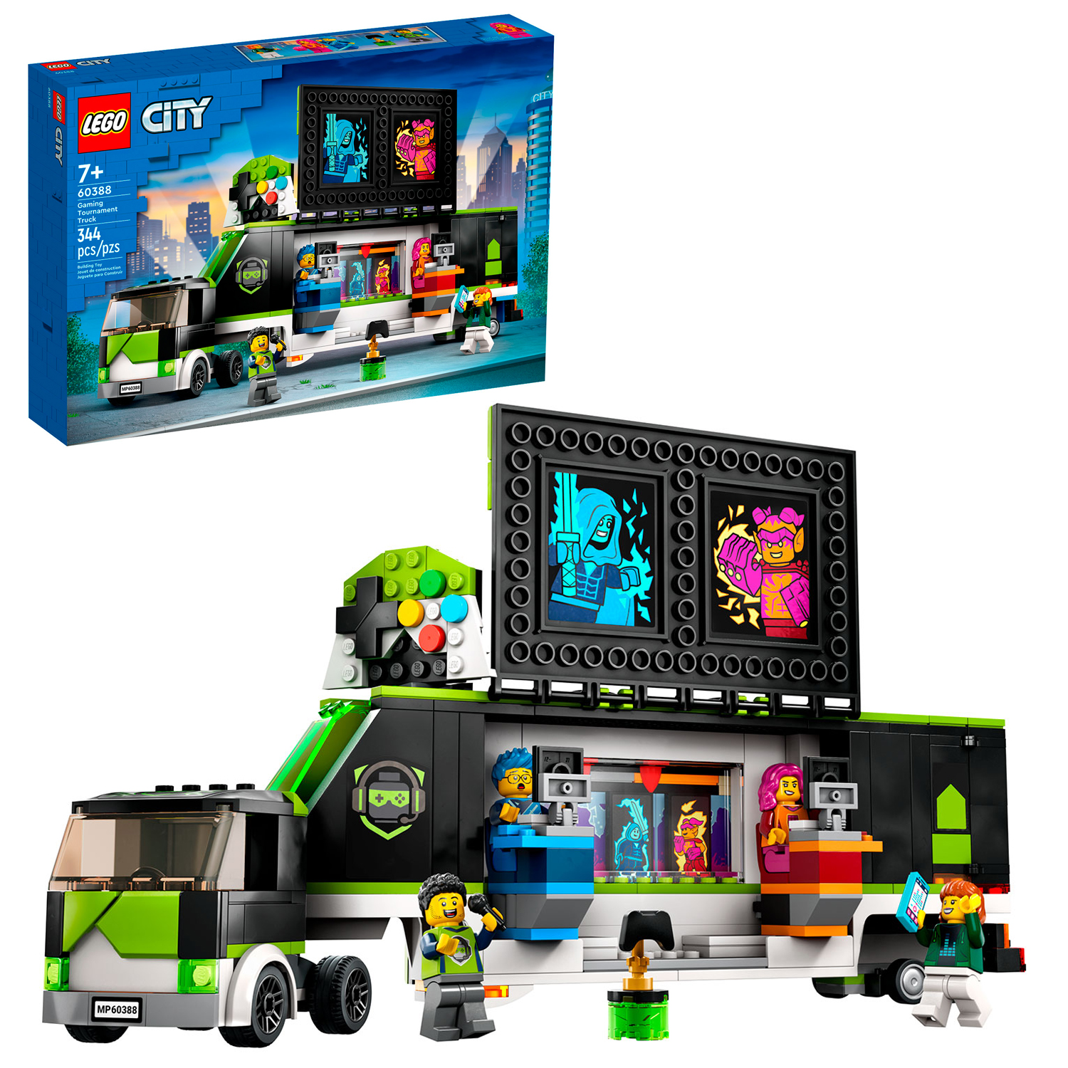 Конструктор детский LEGO City Грузовик для игрового турнира 60388 купить по  цене 6442 ₽ в интернет-магазине Детский мир