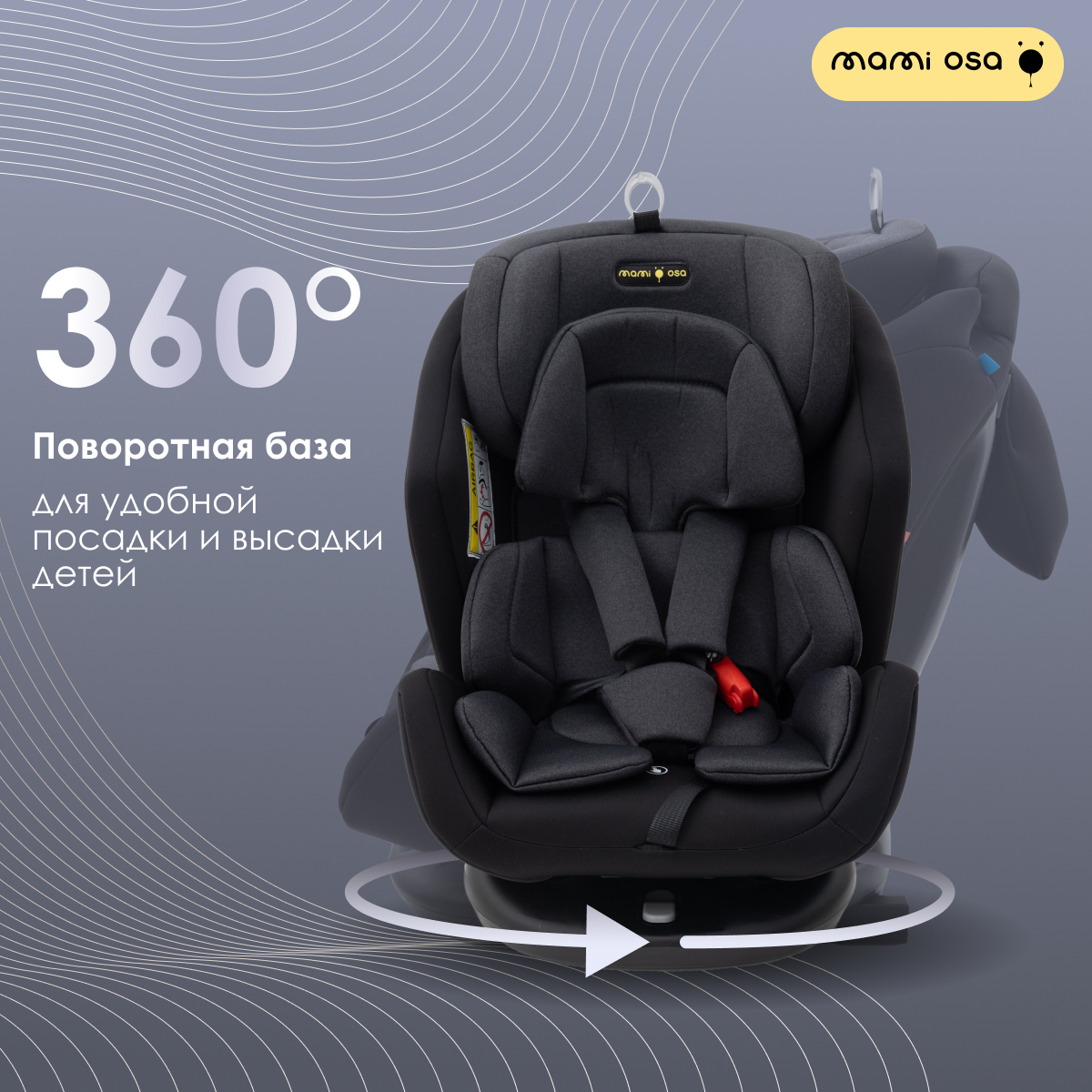 Автокресло Mamiosa Madrid Isofix 0+/1/2/3 (0-36 кг) - фото 2