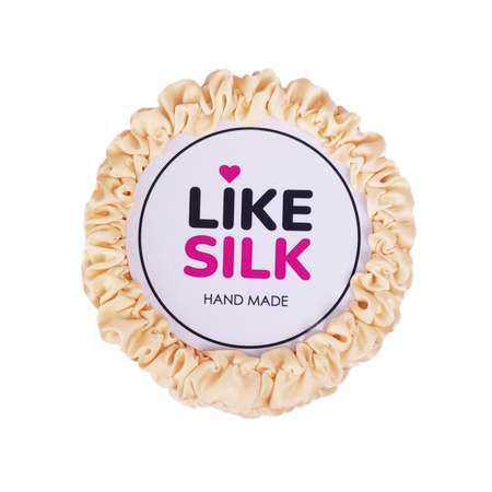 Резинка для волос LIKE SILK №1 шёлк ARMANI ванильный