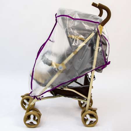 Универсальный дождевик Крошка Я для детской коляски с окном