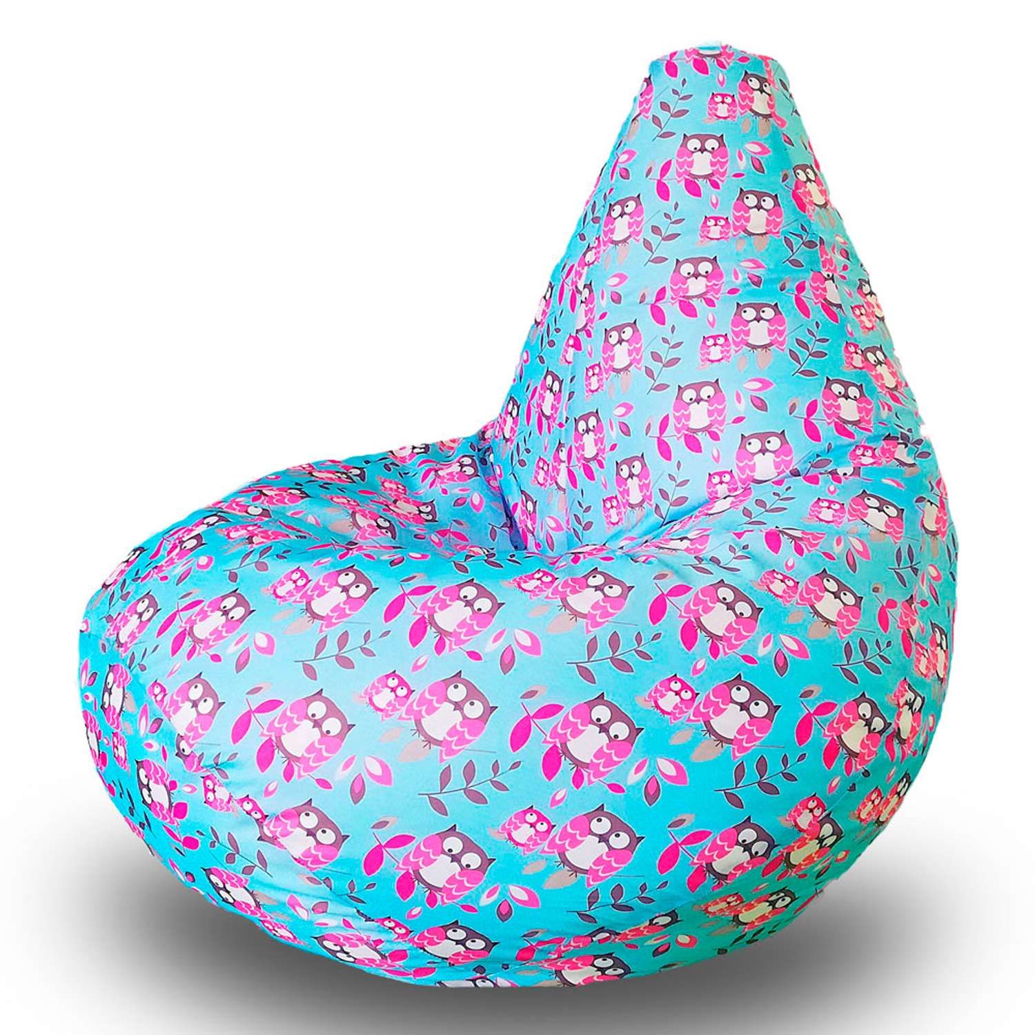 Кресло-мешок груша Bean Joy размер XXL оксфорд принт - фото 1