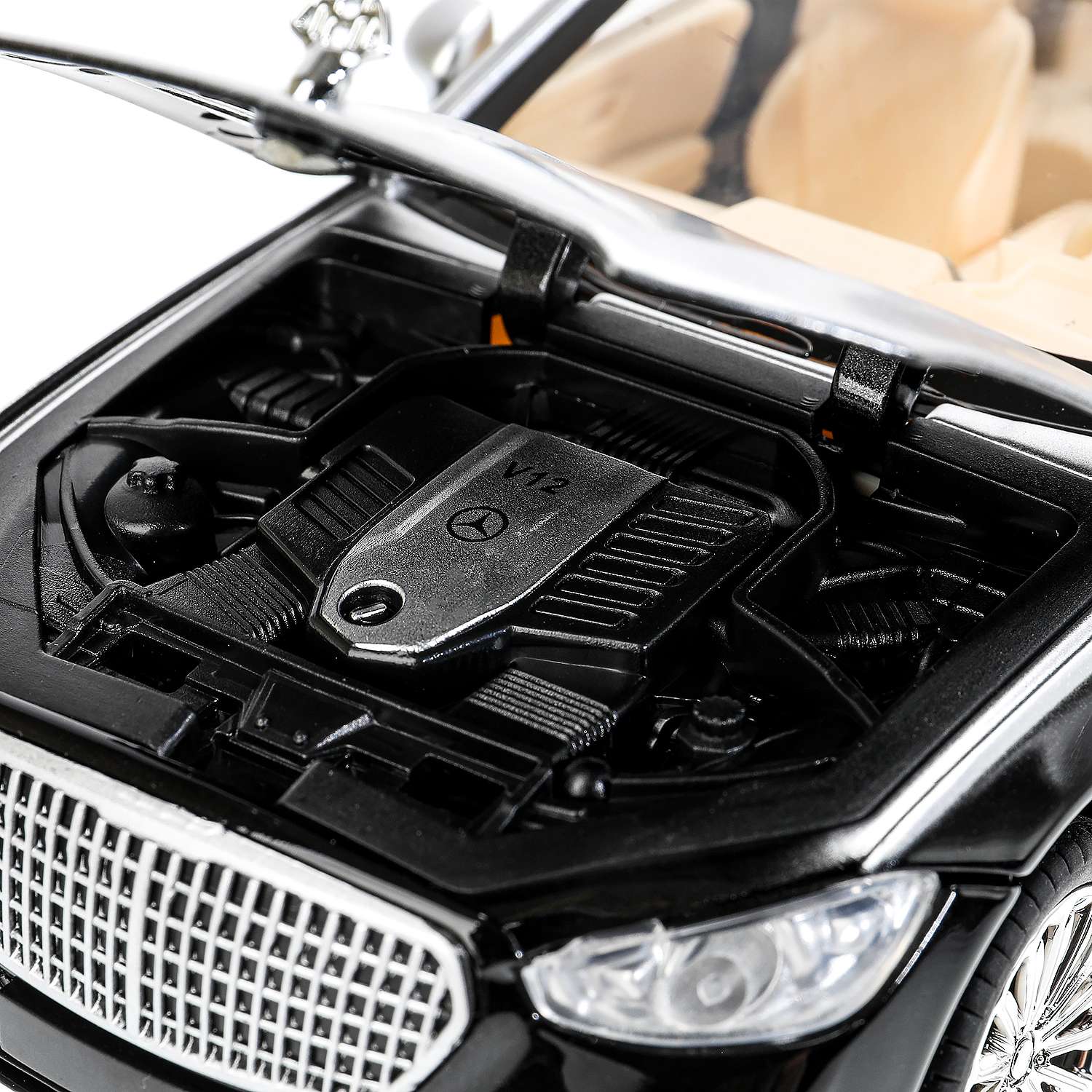 Автомобиль Huada Toys Mercedes Benz 1:24 черный 384070 - фото 9