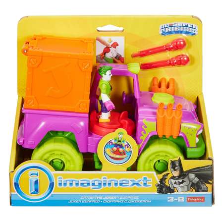 Набор игровой IMAGINEXT DC Super Friends Джокер и Сюрприз DRT58