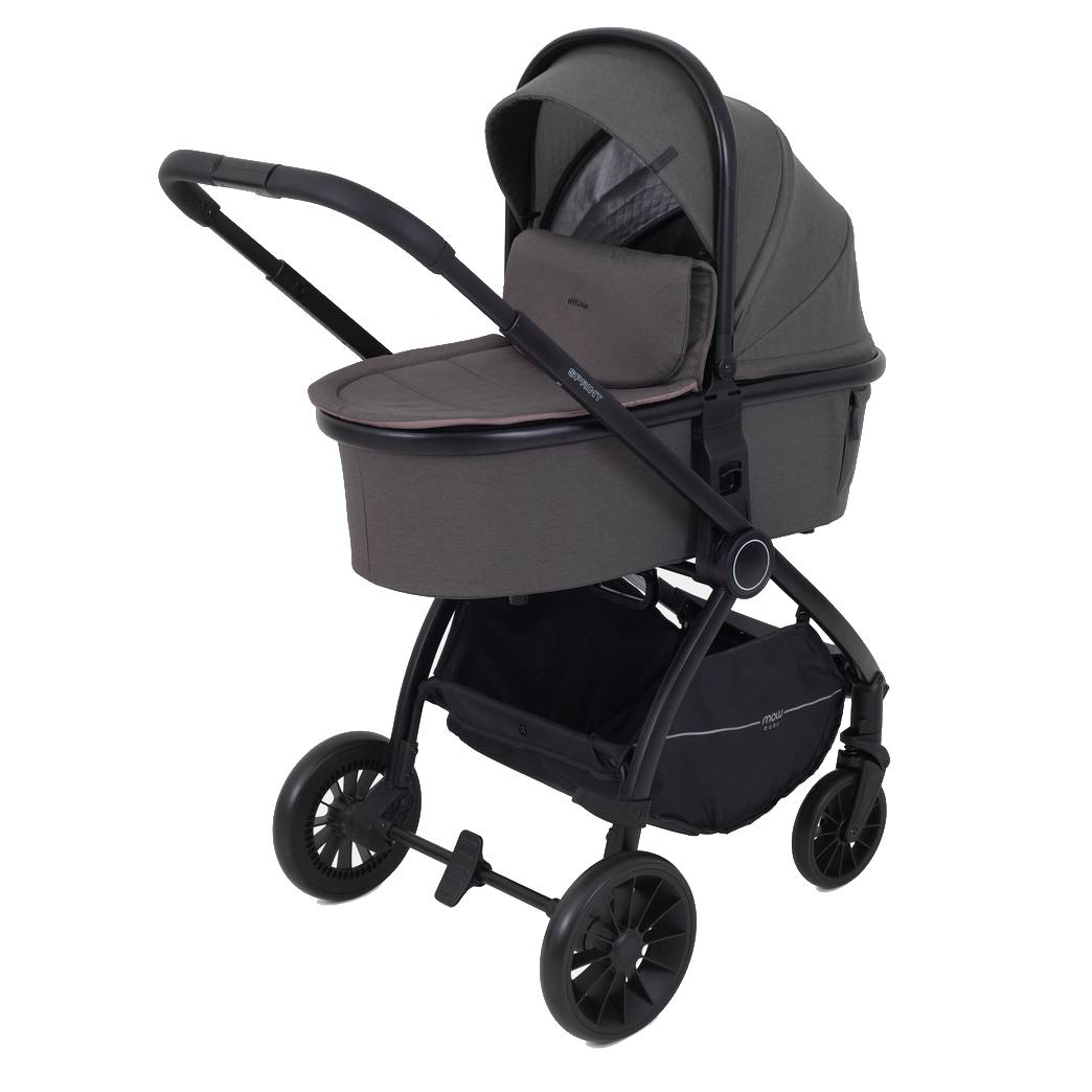 Коляска детская универсальная MOWbaby MOWBaby 2-в-1 SPRINT MB321 Brown - фото 1