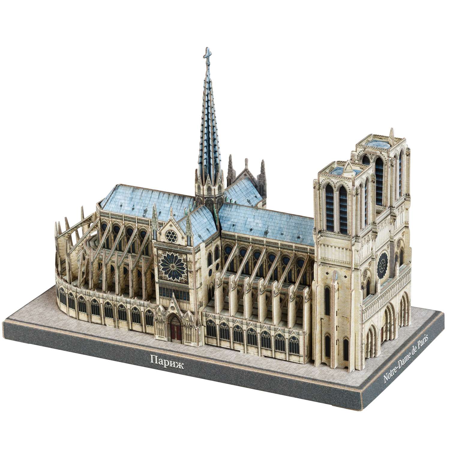 Сборная модель Умная бумага Города в миниатюре Собор Парижской Богоматери 549 549 - фото 2