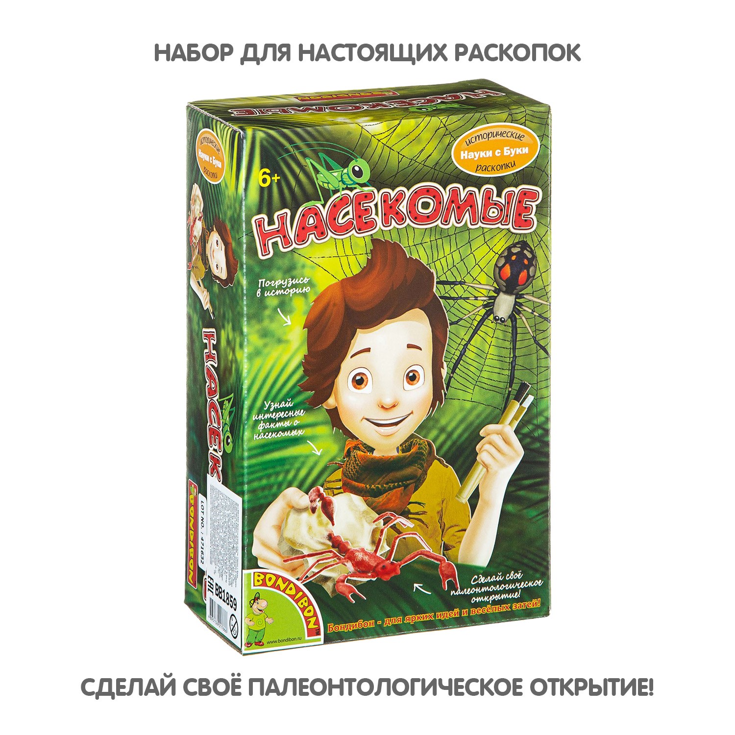 Исторические раскопки BONDIBON Насекомые серия Науки с Буки - фото 2