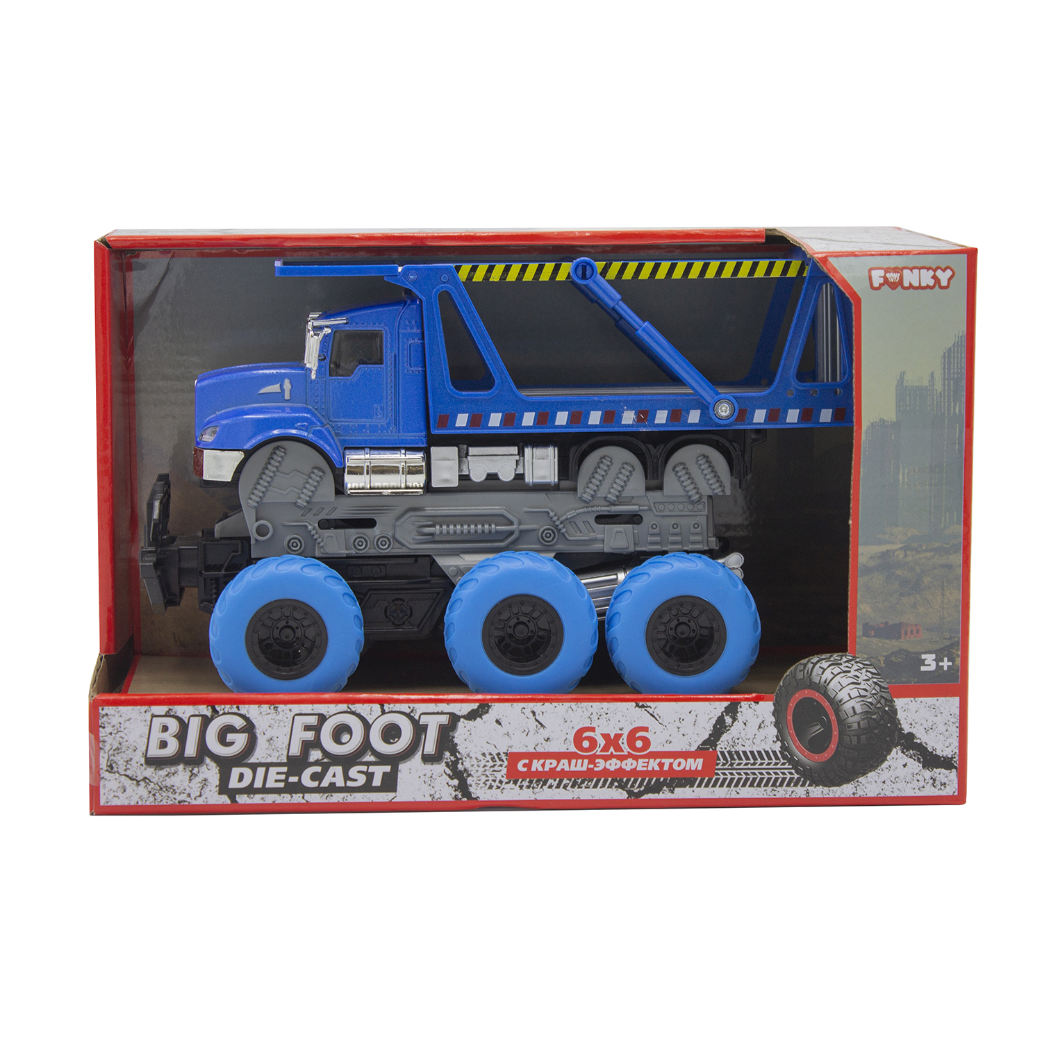 Грузовик Funky Toys 1:43 фрикционный FT61091 - фото 3