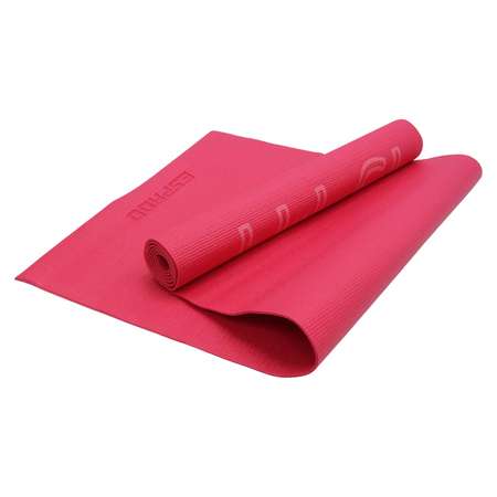 Коврик для йоги и фитнеса Espado PVC 173*61*0.3 см розовый фуксия(принт) ES2124-2