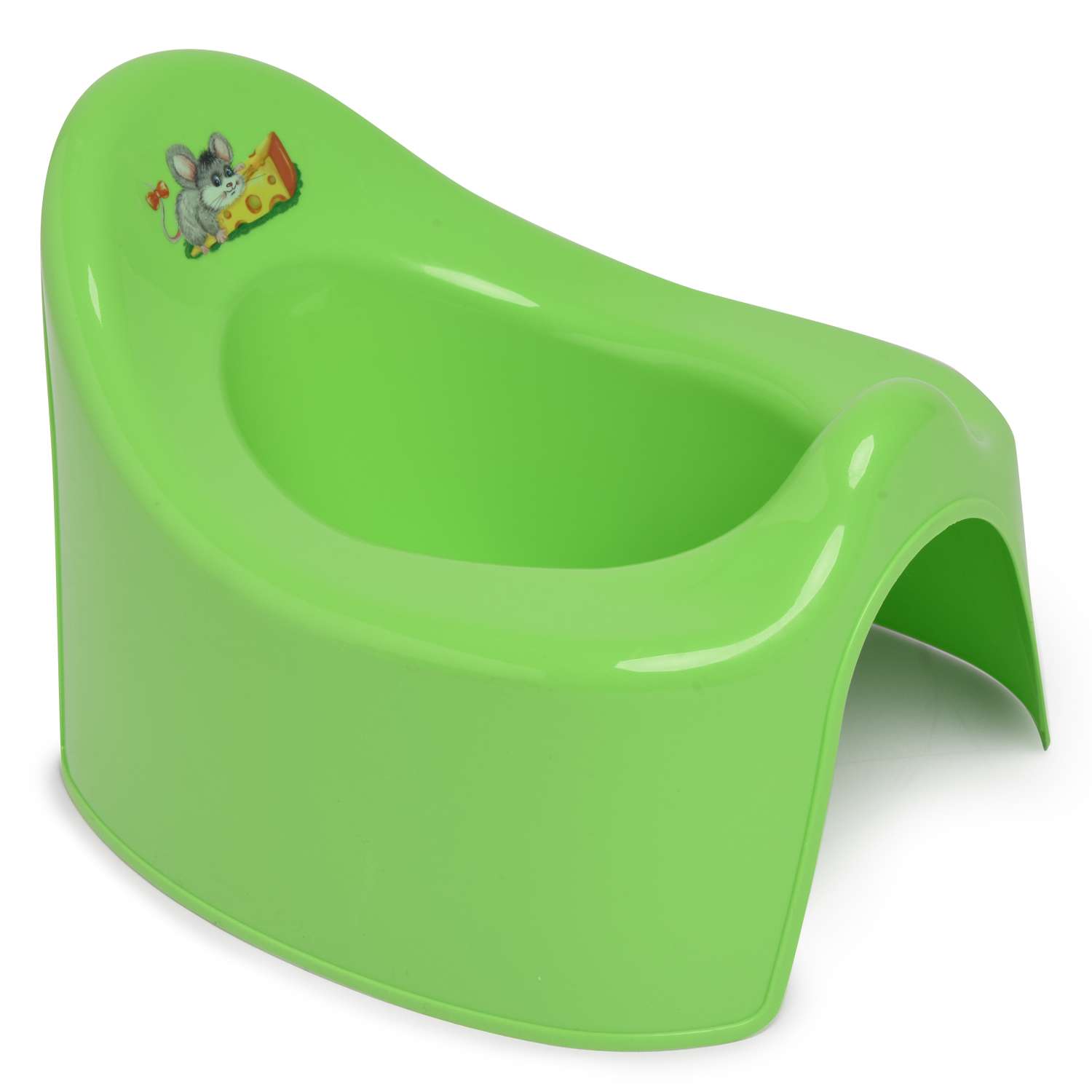 Горшок детский Полимербыт туалетный Зелёный - фото 1