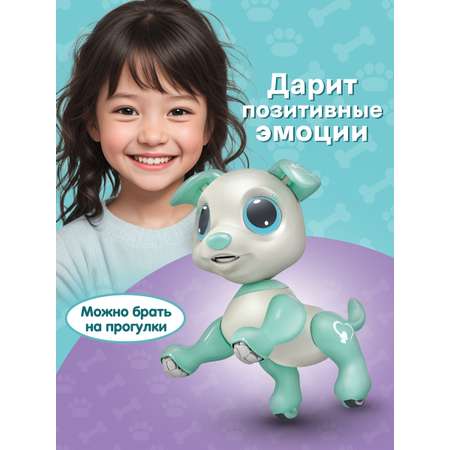 Игрушка интерактивная Mioshi Умные животные Собачка Сердечко зелёный