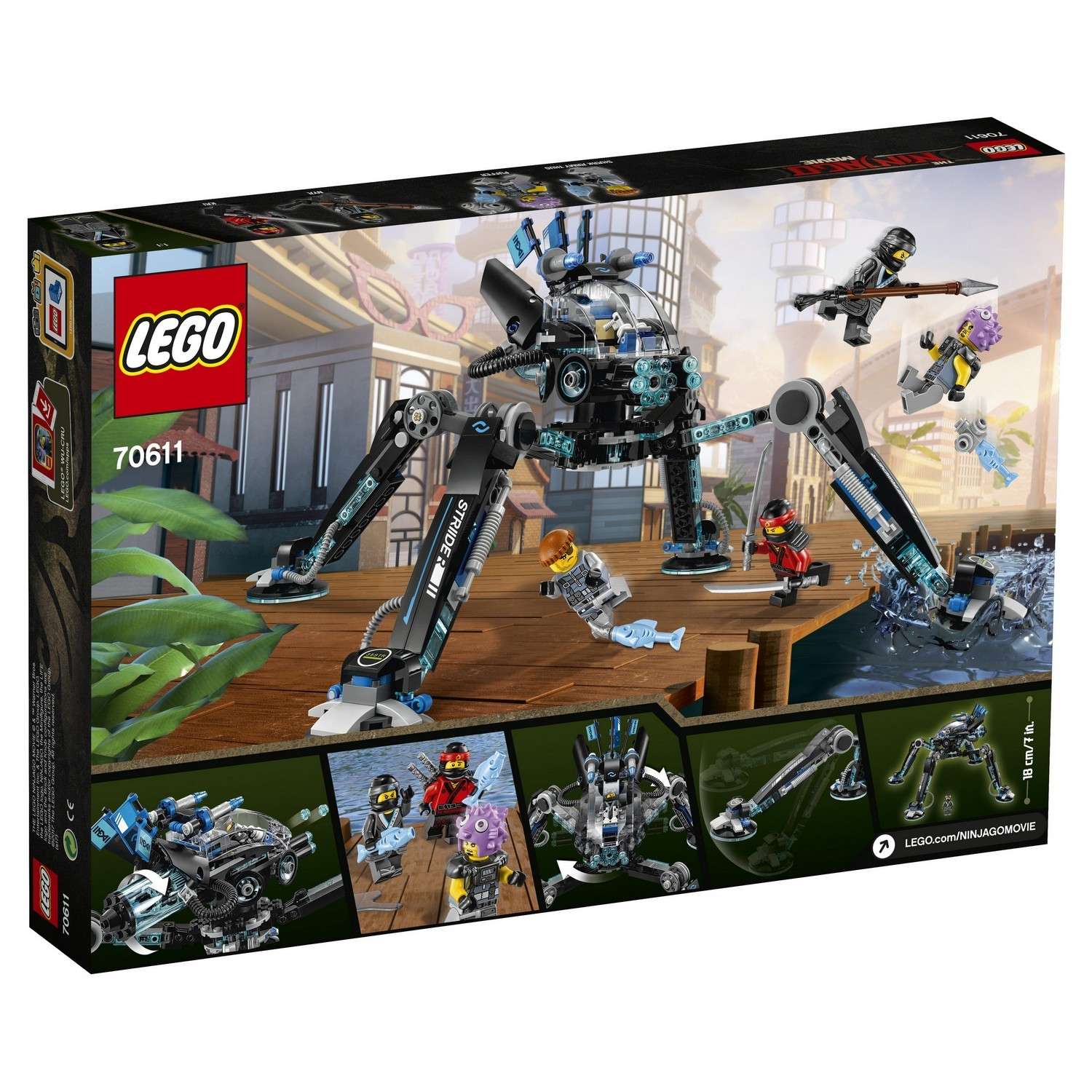 Конструктор LEGO Ninjago Водяной Робот (70611) - фото 3